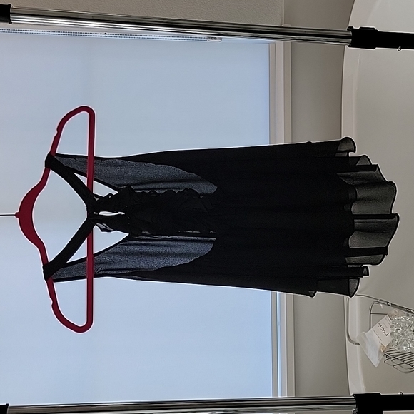 Naked Zebra Small Ruffle Racerback Layered Halter Tank - Picture 4 of 5